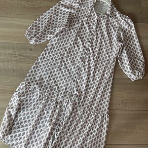 Boutique midi dress farmhouse style size large